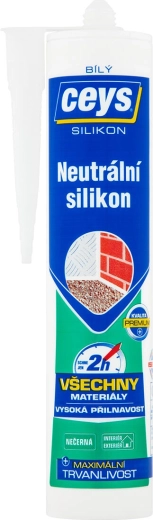 Nevtralni silikon CEYS bel 280 ml