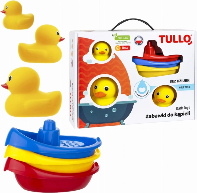 Komplet kopalnih račk in čolničkov