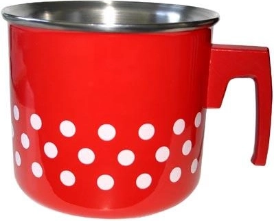 Emajliran grelnik mleka PIKICA 2 l rdeč