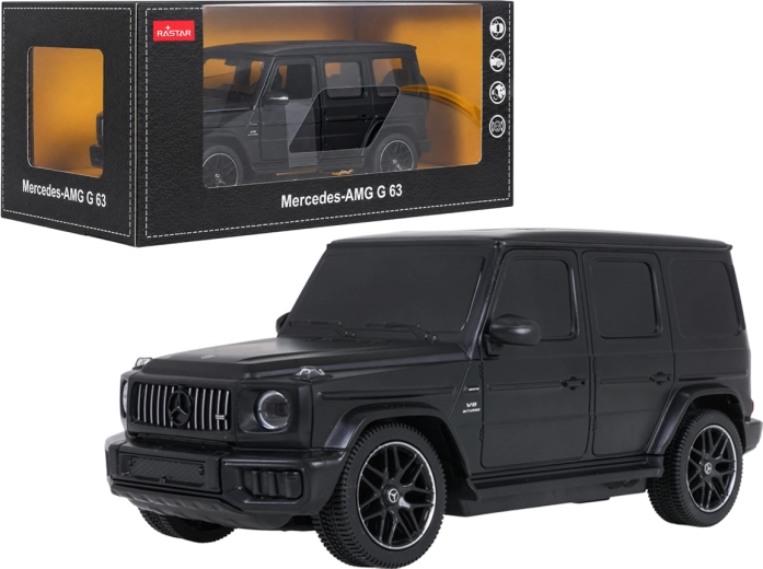 Kovinski model Mercedes-AMG G 63 RASTAR v merilu 1:24, črn