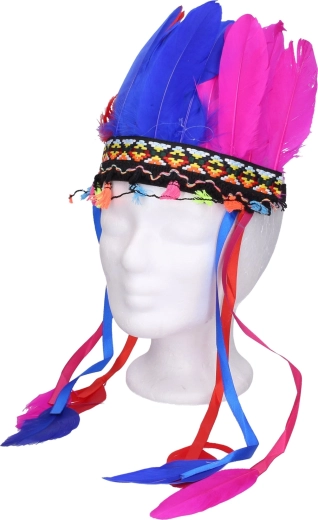 Indian Headdress with Feathers