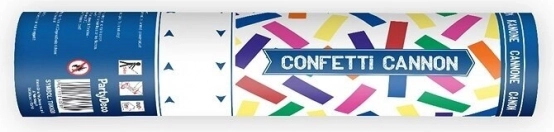 Konfeti party barvni miks 20 cm