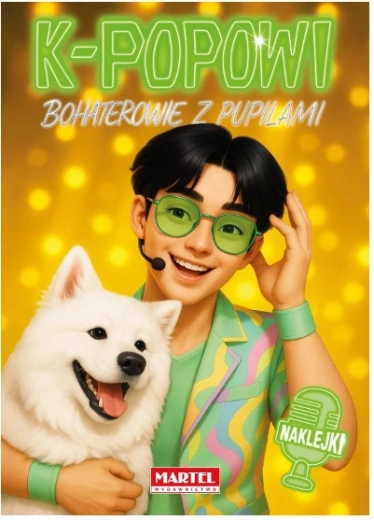 Pobarvanke K-pop junaki z ljubljenčki in nalepkami