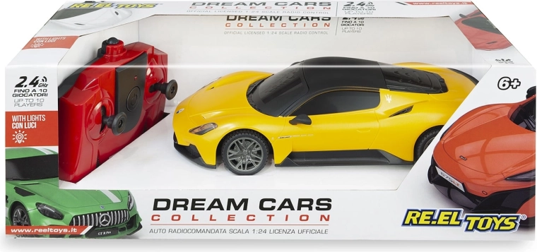 Maserati MC20 RC avto na daljinsko upravljanje 1:24 rumen 17 cm - 1 kos
