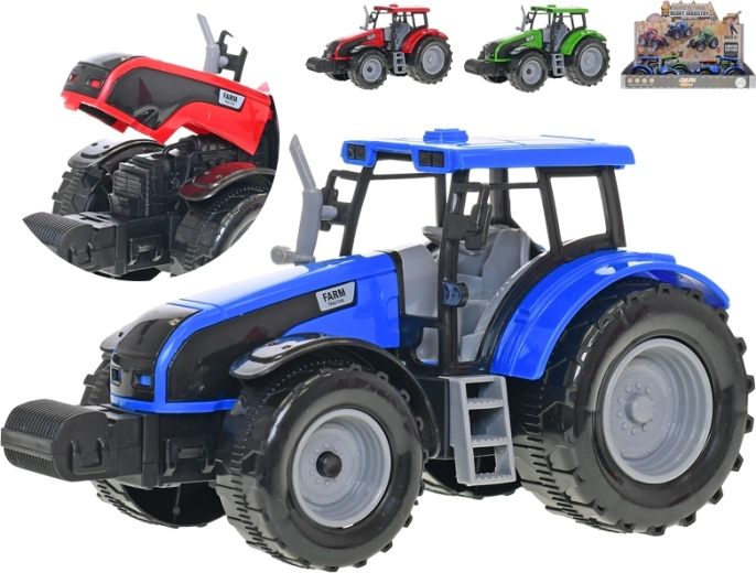 Plastični traktor na vztrajnik 20 cm