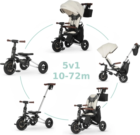 Qplay tricikel Nova Deluxe 5v1 bež