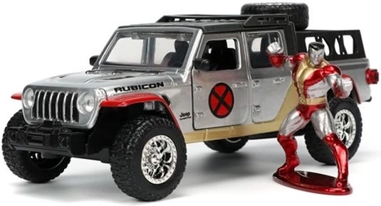 JADA Marvel X-Men Jeep Gladiator Rubicon 2020 1:32 set s figurico Colossus