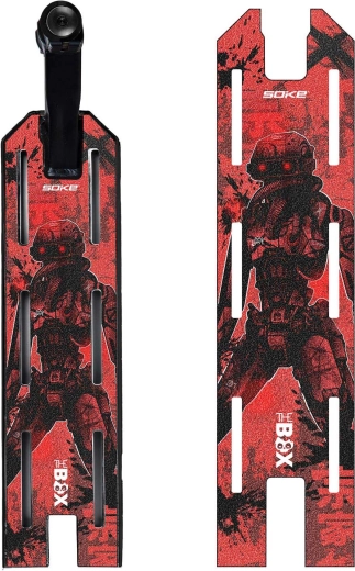 Soke griptape za freestyle skiro Red Cyber 52 × 13 cm