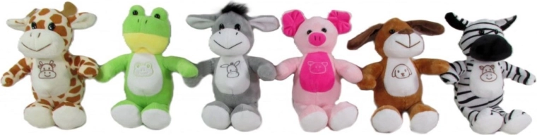 Plišasta živalca 15 cm – različne variante