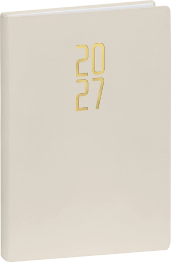 Notique dnevni rokovnik Ponza 2027 kremne barve 15 × 21 cm
