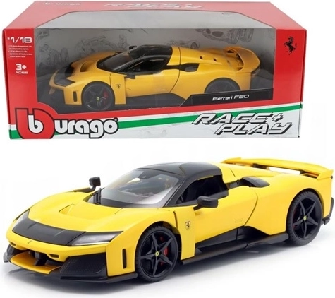 BBU Ferrari F80 R_P rumen Giallo Modena 1:24 zbirateljski model avtomobila