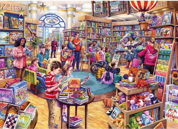 Sestavljanka Obrigalci strani XL 500 kosov GIBSONS