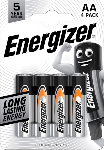 Energizer Everyday alkalne baterije AA, 4 kosi