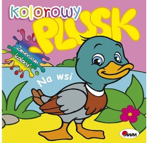 Color Splash Bath Book: On the Farm