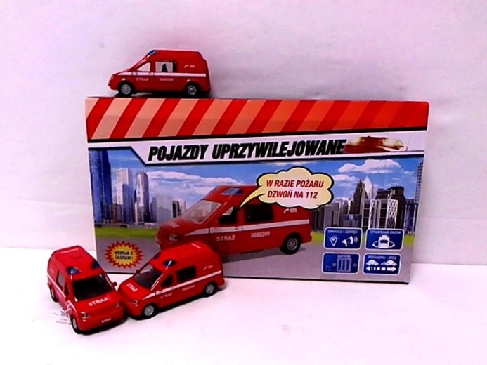 Gasilski kombi z zvokom 14 cm