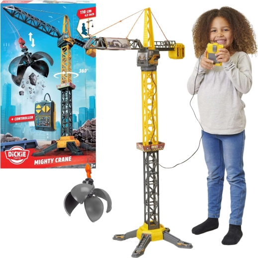 Daljinsko upravljani žerjav z rušilno kroglo 110 cm VOLVO od Dickie Toys