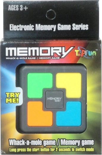 Elektronska spominska igra z barvnimi gumbi