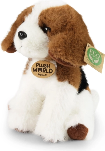 Plišasti pes beagle, 20 cm, okolju prijazen, Plush World