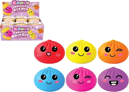 Neon stress squeeze dumpling 8.5 cm - 1 piece
