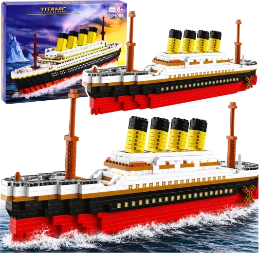 Gradnik Titanic velik model 60 cm 3327 delov