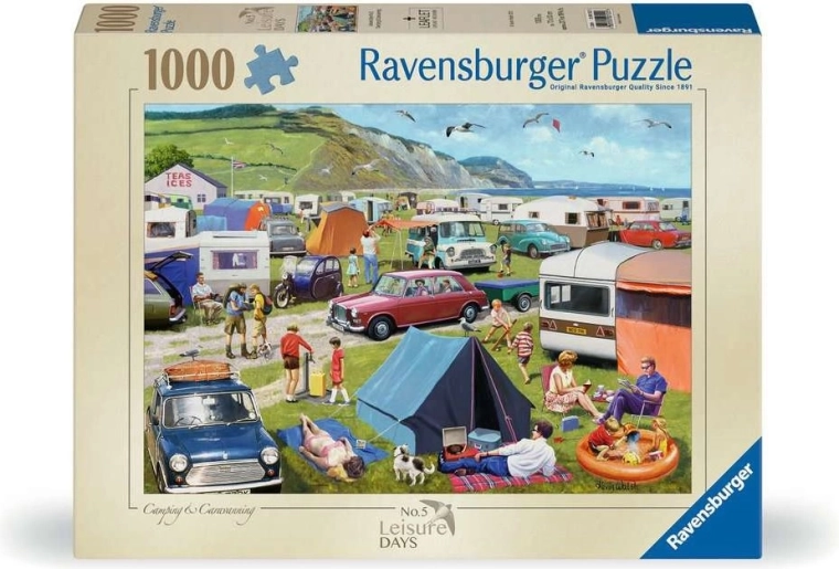 Ravensburger puzzle Leisure Days No. 5: Camping and caravanning, 1000 pieces