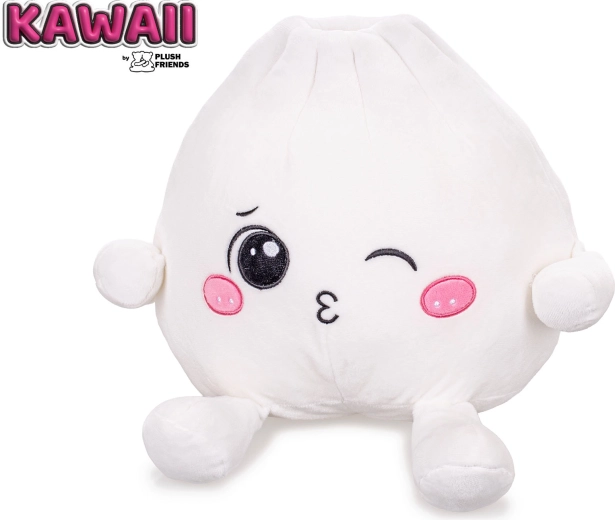 Plush Friends kawaii mežikajoči plišasti cmok Bao 25 cm - 1 kos