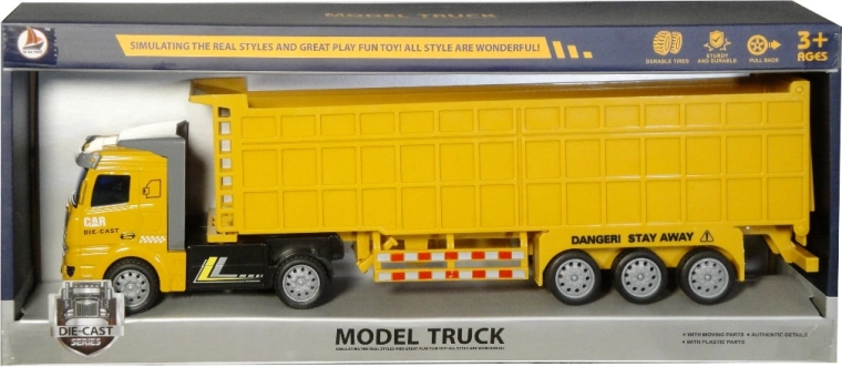 Tovornjak prekucnik s pogonom na vztrajnik