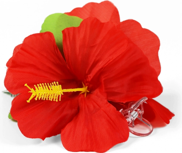 Sponka za lase s cvetlico Hibiscus