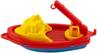 Ladja/čoln za vodo, plastika 14x7 cm, 2 barvi