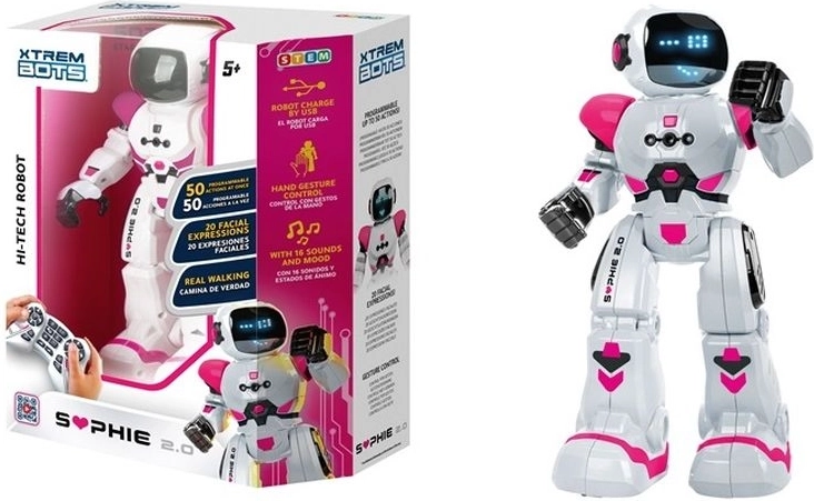 Xtrem Bots Sophie 2.0 interaktivni izobraževalni robot za otroke