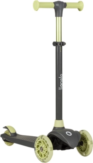 Otroški tricikel skiro LIONELO Jessy Grey Green z LED kolesi