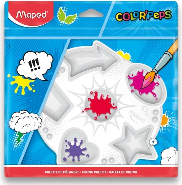 Paleta za barve MAPED Color'Peps, 6 vdolbin