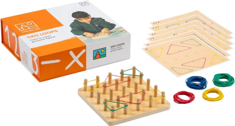 Toys for life geoboard plošča s predlogami