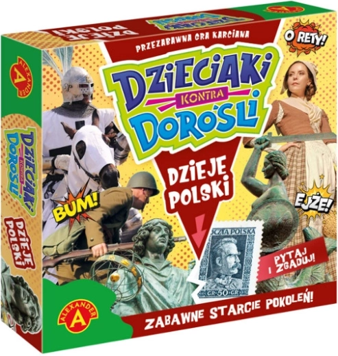Otroci proti Odraslim – Zgodovina Poljske družabna kviz igra