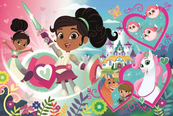 Talne maxi sestavljanke NELLA, princesa vitezov 24 kosov