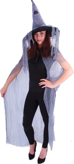 Čarovniški plašč s klobukom za odrasle