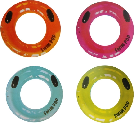 Napenljivi plavalni obroči 90 cm z ročaji