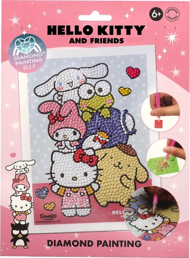Hello Kitty diamantno slikanje po številkah za otroke