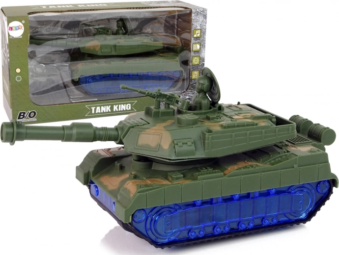 Vojaška baterijska tanka Moro Sound z modrimi diodami