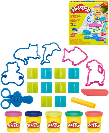 Play-Doh ustvarjalni šolski komplet s plastelinom in pripomočki