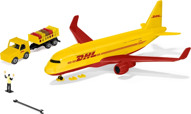 Siku World transportno letalo DHL z dodatki