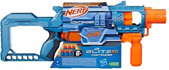 Nerf Elite 2.0 Contender – blaster z bobnastim nabojnikom