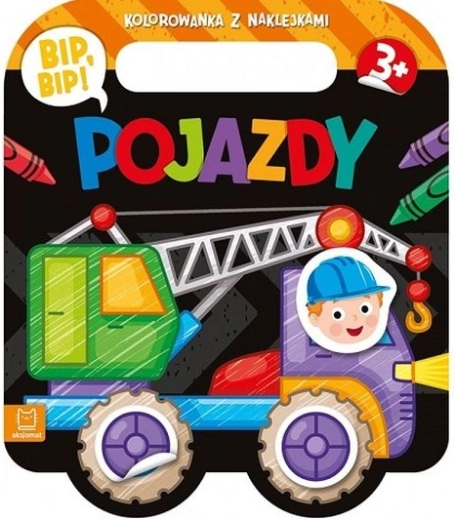 Bip, bip! Vozila – pobarvanka z nalepkami