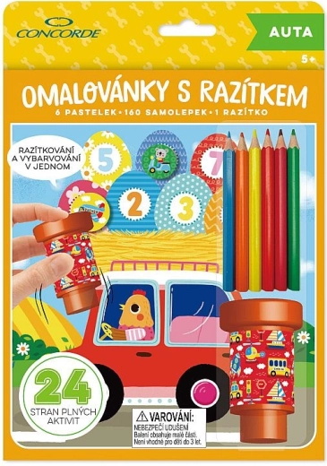 Pobarvanke z žigom CONCORDE – avtomobili