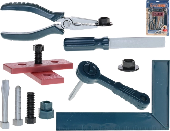 Otroški komplet orodja 14 kos na kartonu