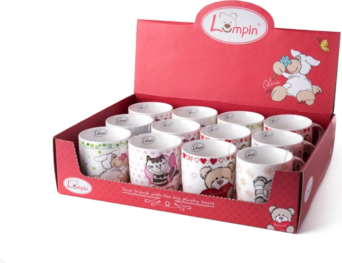 Set keramičnih skodelic Lumpin mix 12 kosov