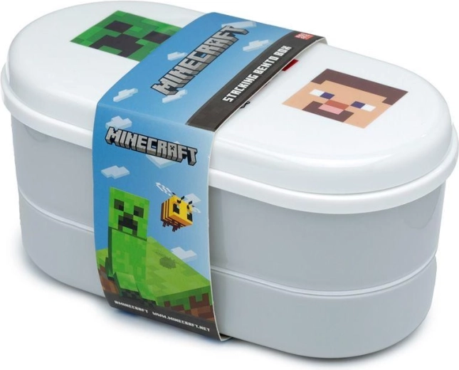 Škatlica za malico s priborom Minecraft