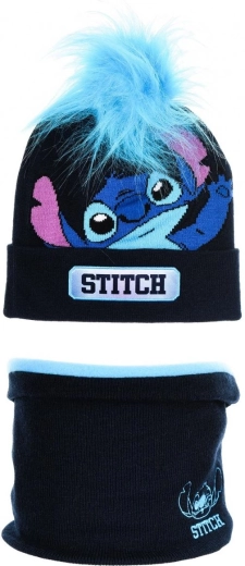 Zimski komplet kape in grelca za vrat Lilo & Stitch
