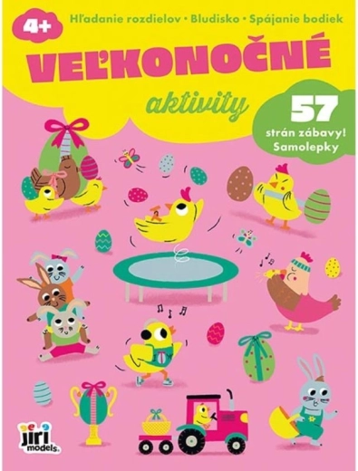 Zvezek Velikonočne aktivnosti za otroke z nalepkami