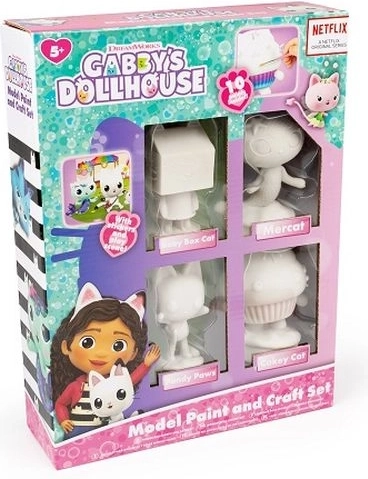 Spin Master Gabby’s Dollhouse ustvarjalni komplet za barvanje figuric